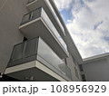 Modern residential building with balconies 108956929