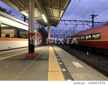 東武特急スペーシアとJR253系 JR東武直通特急 東武日光にて 東武特急スペーシアとJR253系 JR東武直通特急 東武日光にて 108957670