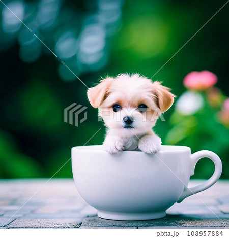 【AI生成】ティーカップドッグ（2505） 108957884
