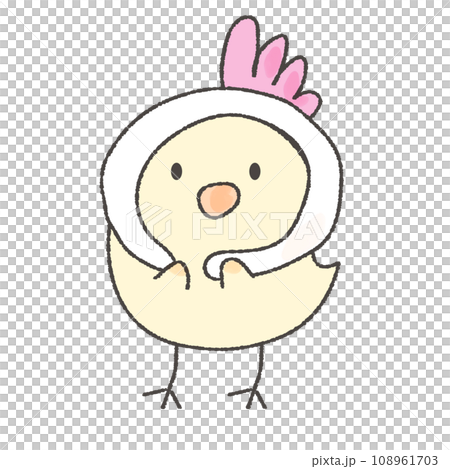 早くにわとり・大人になりたいひよこ　 108961703