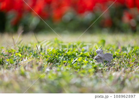 芝生の上の陶器製のドラゴン 芝生の上の陶器製のドラゴン 108962897