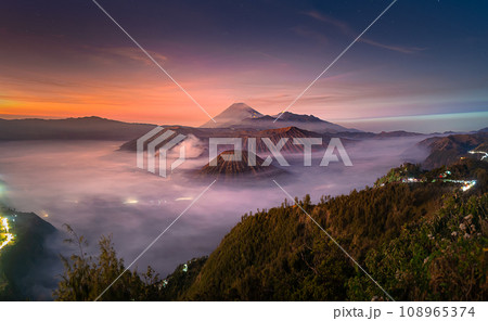 Bromo in the beautiful morning 108965374
