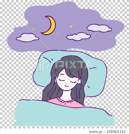 晚上睡在蒲團上的女孩 108965382