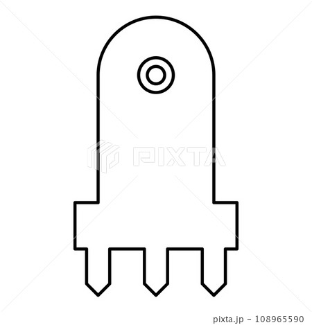 Laser level tool measure building engineering equipment device for builder construction tool contour outline line icon black color vector illustration image thin flat style Laser level tool measure building engineering equipment device for builder construction tool contour outline line icon black color vector illustration image thin flat style 108965590