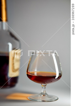 cognac on a white background cognac on a white background 108967289