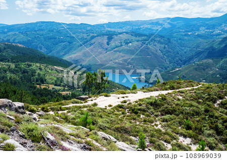 Landscapes of Peneda Geres National Park, North Portugal, view of the mountains, rivers and trees, selective focus Landscapes of Peneda Geres National Park, North Portugal, view of the mountains, rivers and trees, selective focus 108969039