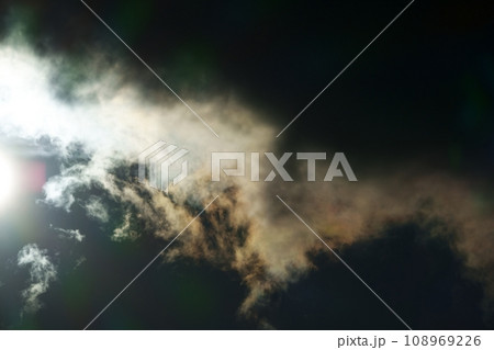 冬空の太陽光と彩雲・望遠・空限定・220114pm 108969226