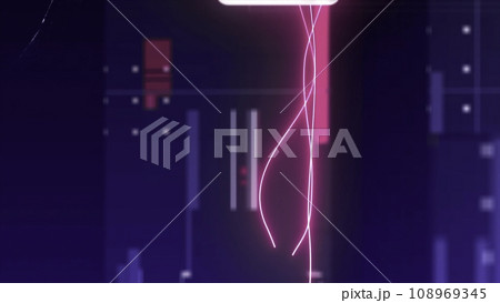 Abstract animation of the computers hacking process. Internet and data security. Abstract animation of the computers hacking process. Internet and data security. 108969345