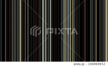 Quick motion of multicolored neon bright lines moving horizontally on the black background. Animation. Seamless looping abstract background animation. 108969652