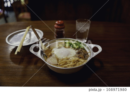 松山の鍋焼きうどん 松山の鍋焼きうどん 108971980