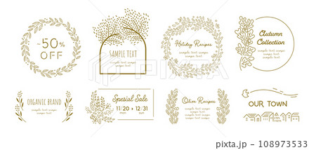 ナチュラルなテキストフレーム ナチュラルなテキストフレーム 108973533