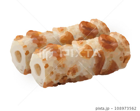 Chikuwa (2 pieces) - Stock Illustration [108973562] - PIXTA