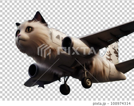 Cat airplane Nekouki Cat airplane 108974314