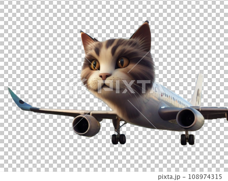 Cat airplane Nekouki Cat airplane 108974315