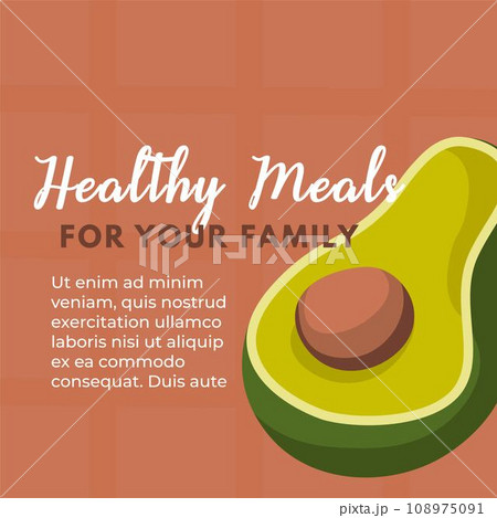 Healthy food for your family, organic products 108975091