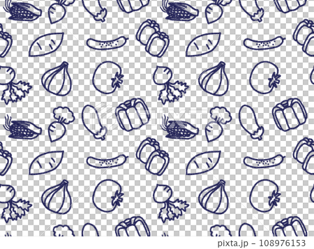 Vegetable seamless pattern B-5' PNG Vegetable seamless pattern B-5' PNG 108976153