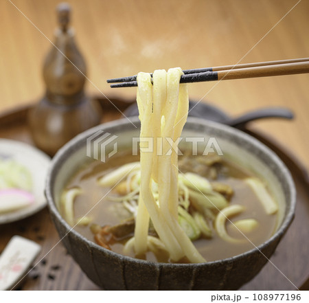 熱々出来立てのカレーうどん 熱々出来立てのカレーうどん 108977196