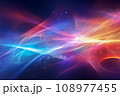 Blue energy waves background 108977455