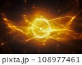 Energy ball on dark background 108977461