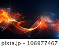Vibrand energy background on dark background 108977467