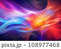 Colorful vibrant energy background 108977468