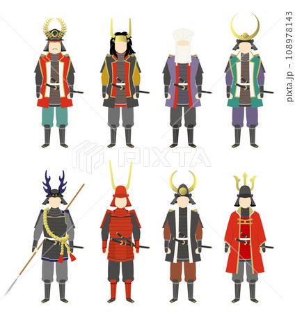 歴史人物イラスト集〜日本の戦国大名・関ヶ原の戦い 108978143