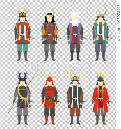 Collection of illustrations of historical figures - Japan's Sengoku Daimyo - Battle of Sekigahara 108978143