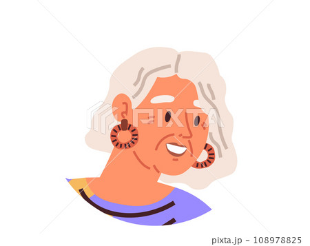 Elderly people vector illustration. A profile offers glimpses into activities and interests elderly user Each person, regardless age, possesses unique character and individuality The avatar elderly 108978825