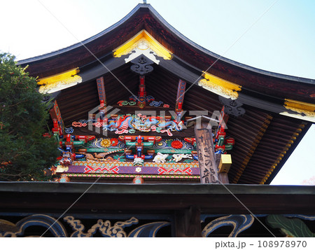 秩父神社　彫刻　つなぎの龍 108978970