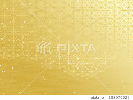 日本の伝統模様をアレンジしたベクター背景イラスト 108979023