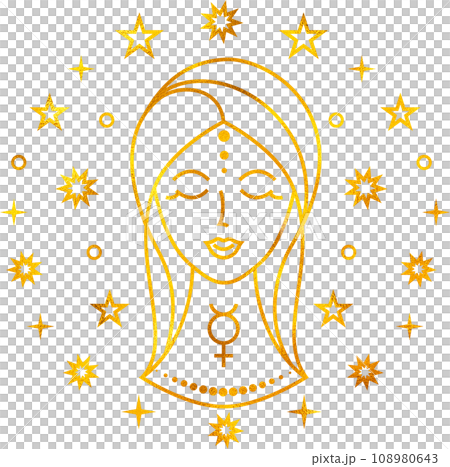 Virgo zodiac sign 108980643