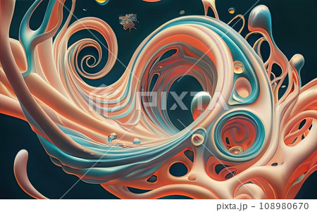 strange odd weird abstsract art 108980670