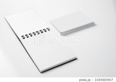 Stack of business cards 108980907