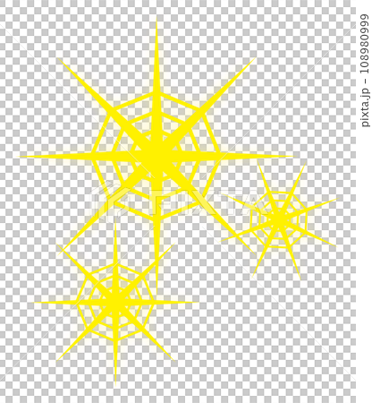 黄色い星のキラキライラスト 黄色い星のキラキライラスト 108980999