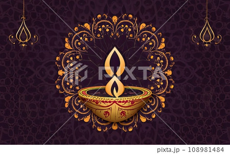 Diwali greeting post Diwali greeting post 108981484