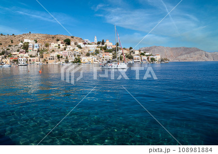 Symi island near Rhodes island Symi island near Rhodes island 108981884