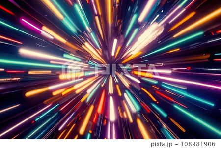 abstract multicolor sparkly glitter bursting on dark background abstract multicolor sparkly glitter bursting on dark background 108981906