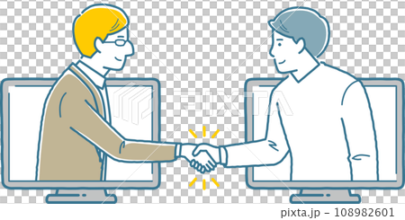 Image of online international exchange 108982601