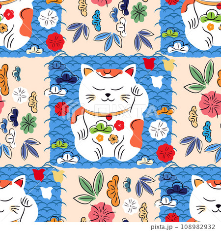 Maneki-neko pattern 22 108982932