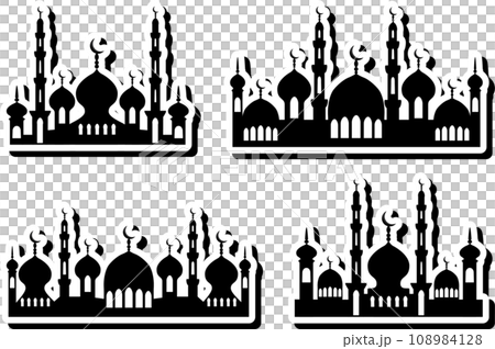 Beautiful illustration on theme of celebrating annual holiday Ramadan 108984128