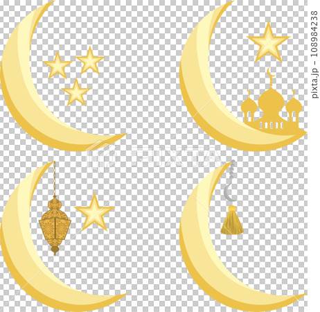 Collection accessory for celebration holiday Ramadan 108984238