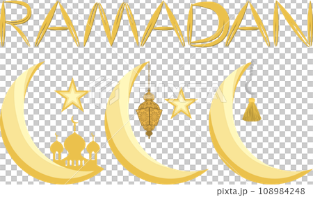 Collection accessory for celebration holiday Ramadan Collection accessory for celebration holiday Ramadan 108984248