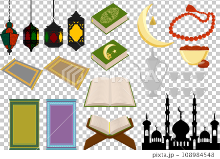 Collection accessory for celebration holiday Ramadan Collection accessory for celebration holiday Ramadan 108984548