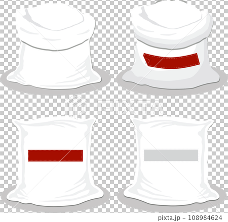 Set of big bags with natural product food Set of big bags with natural product food 108984624