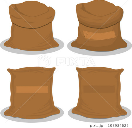 Set of big bags with natural product food 108984625