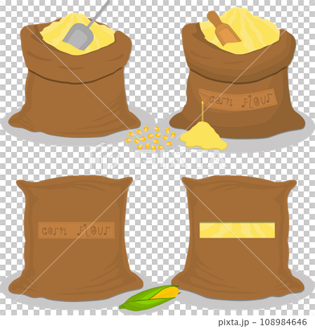 Set of big bags with natural product food Set of big bags with natural product food 108984646