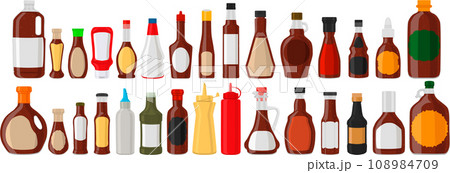 kit varied glass bottles filled liquid sauce chipotle kit varied glass bottles filled liquid sauce chipotle 108984709