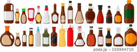 big kit varied glass bottles filled liquid chocolate syrup big kit varied glass bottles filled liquid chocolate syrup 108984710