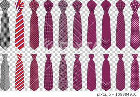big set ties different types, neckties various size 108984910