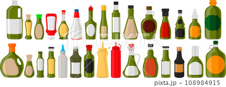 big kit varied glass bottles filled liquid sauce jalapeno big kit varied glass bottles filled liquid sauce jalapeno 108984915